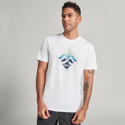 T-shirt à manches courtes imprimé Horizon pour homme