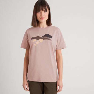Ridgelines par Jasmine Kroeze T-shirt à manches courtes Femme