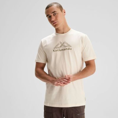 T-shirt en coton biologique Kathmandu Logo x Simon Beck pour homme