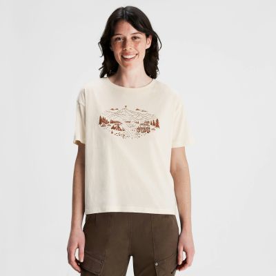 T-shirt en coton biologique Ridgeline pour femme